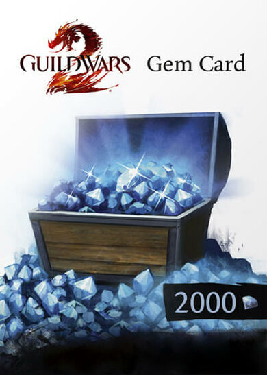 购买礼品卡： Guild Wars 2: 2000 Gems Card